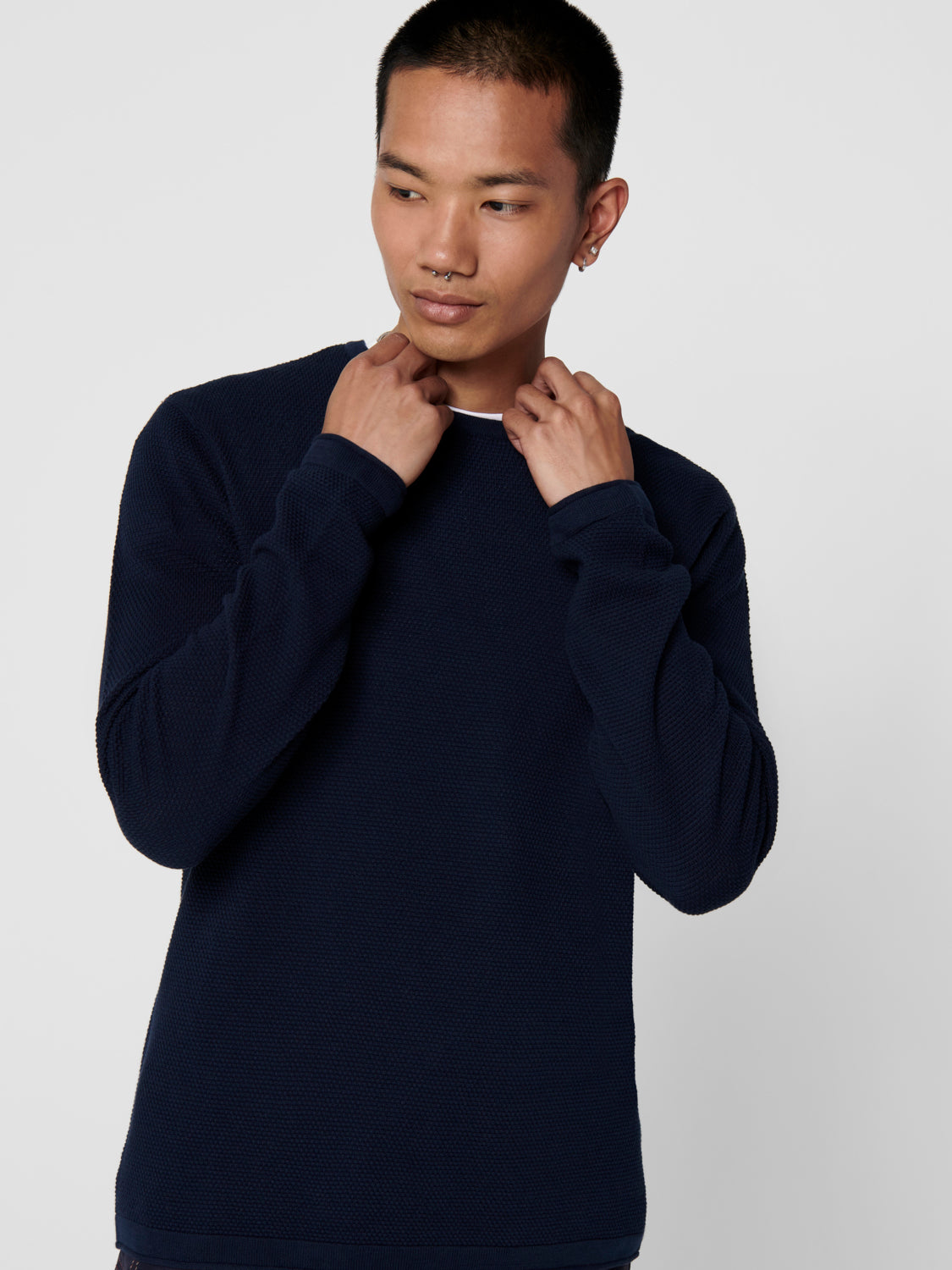 ONSPANTER Pullover - Dress Blues